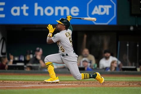 Rookie right-hander struggles again as Oakland A’s lose to Texas Rangers